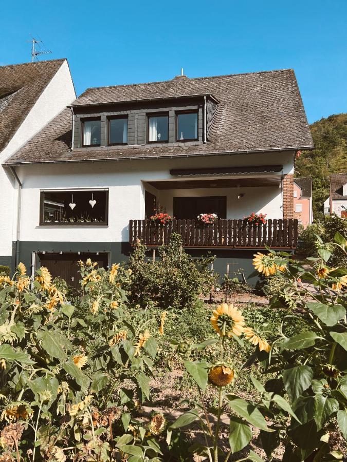 Ferienwohnung Moselflair Mit Direktem Blick Auf Die Mosel Und Weinberge Oberfell Exteriér fotografie